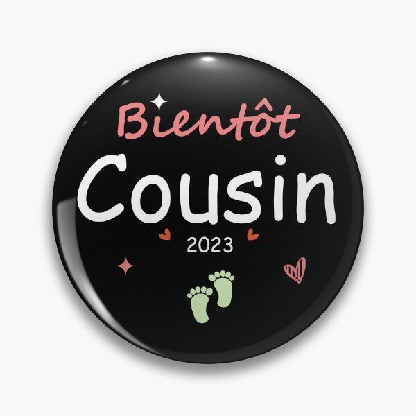 Item preview, Bientôt Cousin Enfant Annonce 2023 Futur Bébé designed and sold by Ismaibeen.