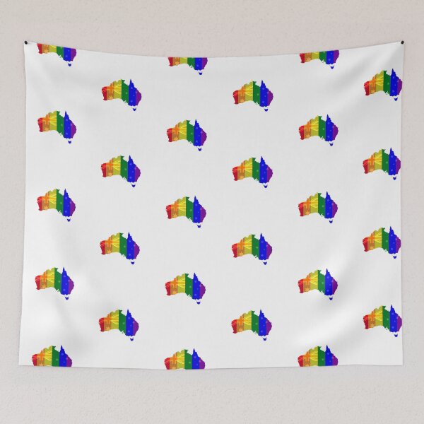 Item preview, Australian pride flag colours design  designed and sold by TipTopTapo.