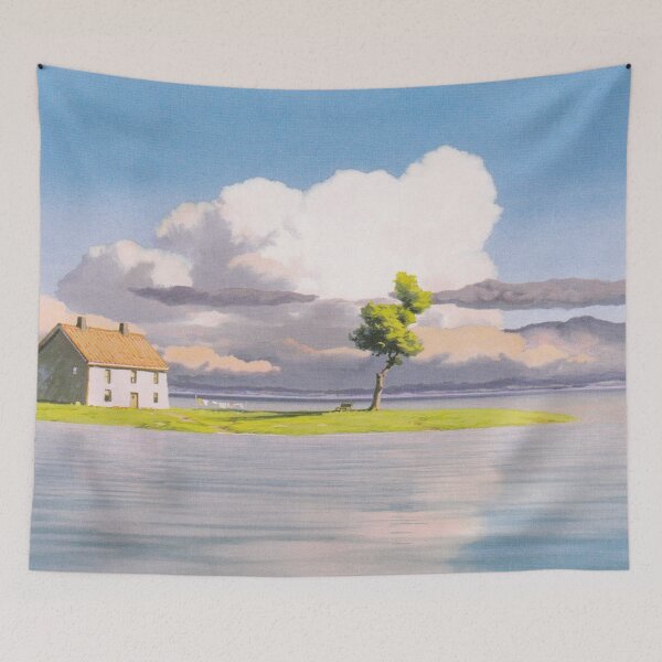 Item preview, Calming Retro Anime Landscape designed and sold by Freshfroot.