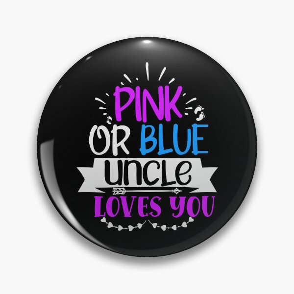 Item preview, Pink or blue aucle loves you, uncle gift designed and sold by lapolonaise.