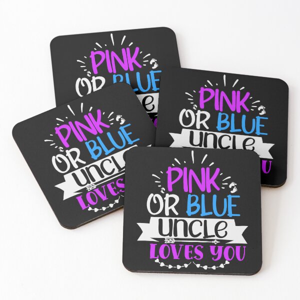 Item preview, Pink or blue aucle loves you, uncle gift designed and sold by lapolonaise.