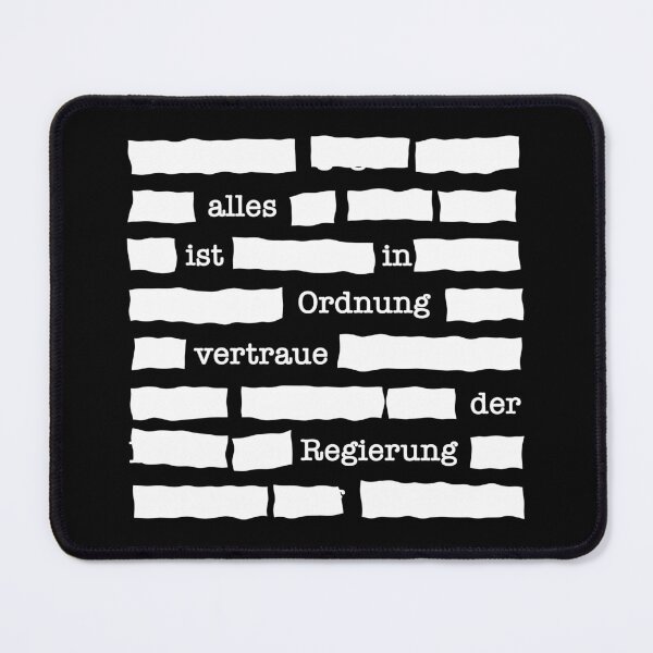 Item preview, Trust your government - censorship designed and sold by OVMEngemann.