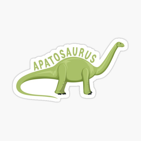 Apatosaurus Dinosaur Sticker For Sale By Pixme Redbubble 7113