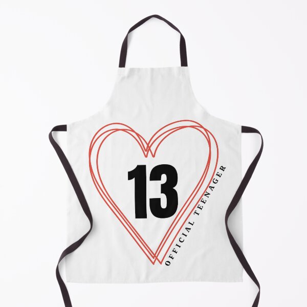 Aperçu de l'œuvre Joyeux 13e anniversaire - Heart 13 (adolescent officiel) créée et vendue par Oreo2020 Creations.