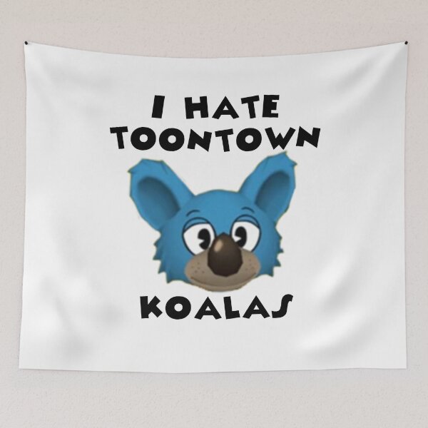 Item preview, I Hate Toontown Koalas designed and sold by TooningAround.