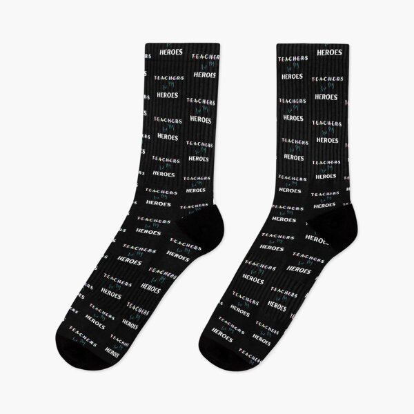 Item preview, Teachers Are My Heroes The Best Teacher Black Design designed and sold by BestTeacher.