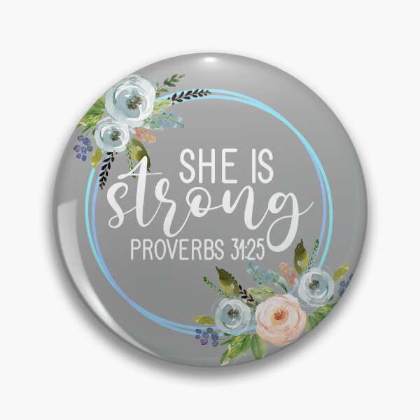 Item preview, She is strong proverbs religious scripture designed and sold by PERsonalthreads.