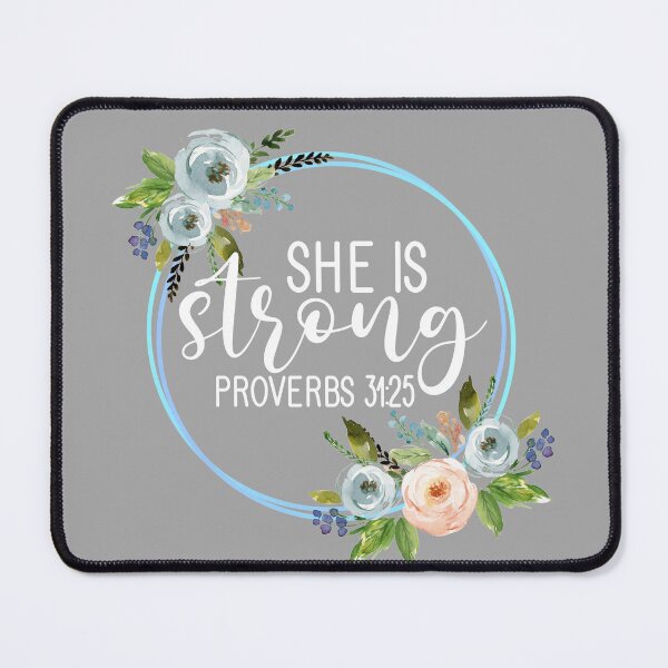 Item preview, She is strong proverbs religious scripture designed and sold by PERsonalthreads.