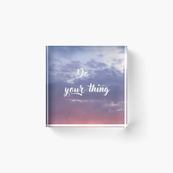 Item preview, Do Your Thing Purple Sky Sunset  designed and sold by The Glasses Girl.