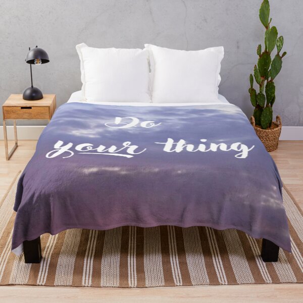 Item preview, Do Your Thing Purple Sky Sunset designed and sold by The Glasses Girl.