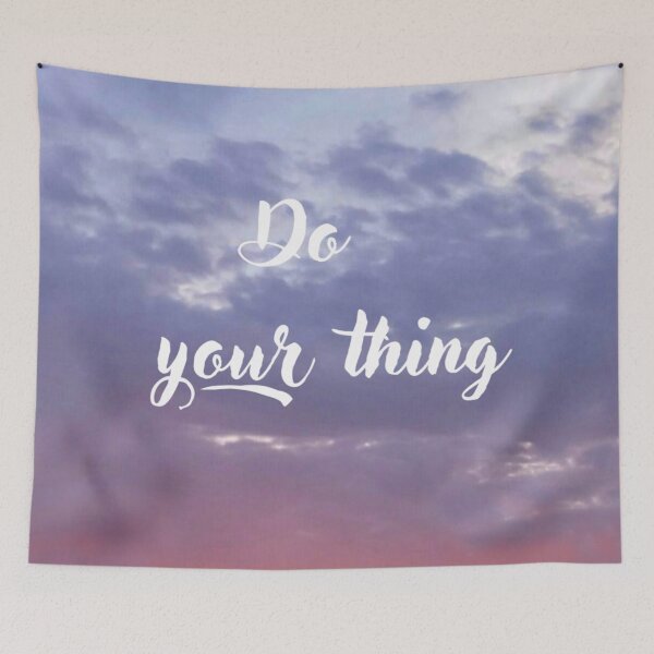 Item preview, Do Your Thing Purple Sky Sunset  designed and sold by The Glasses Girl.