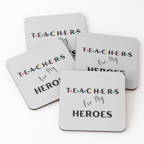 Item preview, Teachers Are My Heroes The Best Teacher Colorful Stars Design designed and sold by BestTeacher.