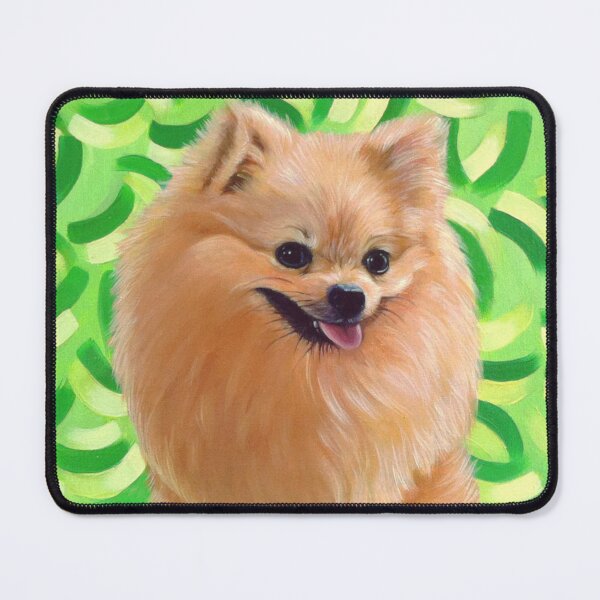 Item preview, Cute Pomeranian Art (Green) designed and sold by studioaegis326.