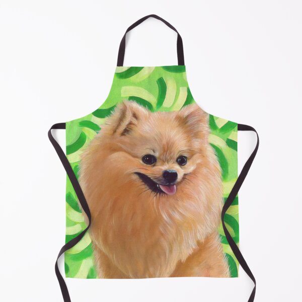 Item preview, Cute Pomeranian Art (Green) designed and sold by studioaegis326.