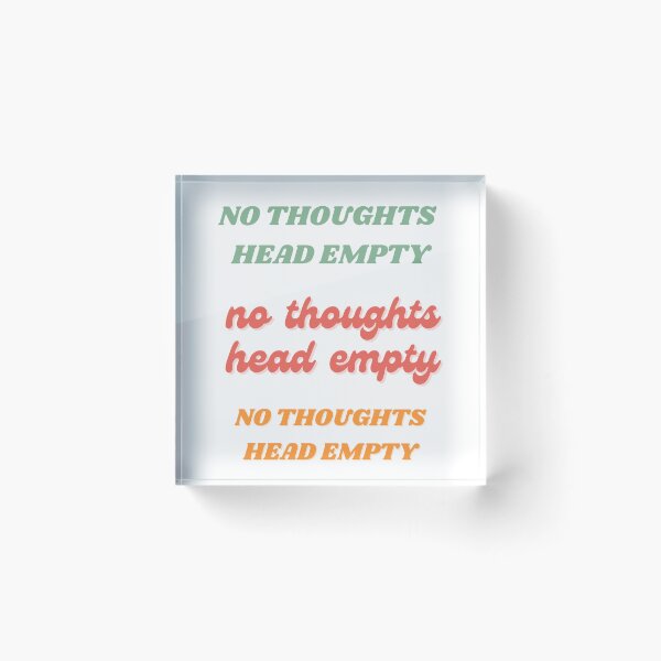 Item preview, No thoughts head empty designed and sold by Sam Artist.