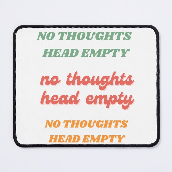 Item preview, No thoughts head empty designed and sold by Sam Artist.