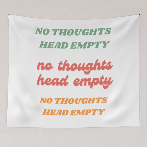 Item preview, No thoughts head empty designed and sold by Sam Artist.