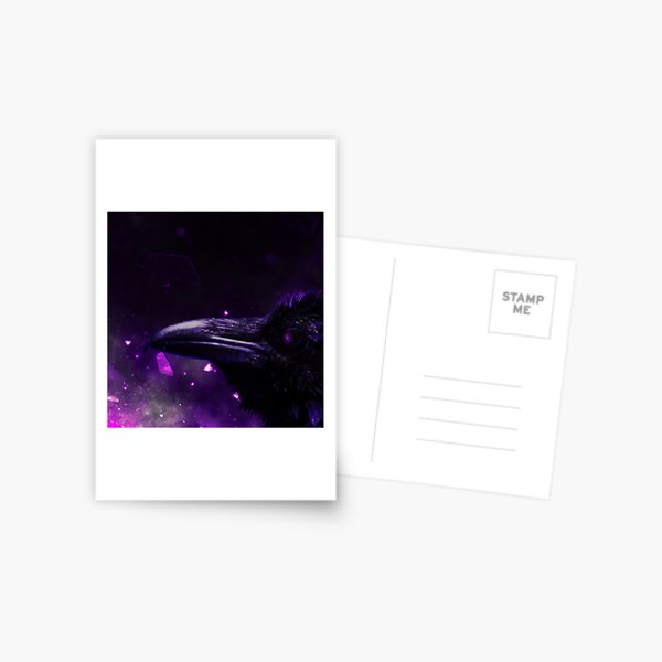 Purple Crow d1a Postcard