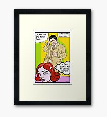 Columbo Pop Art Gerahmtes Wandbild