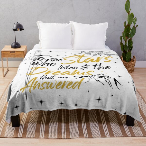 Item preview, To the stars who listen and the dreams that are answered, Rhysand quote designed and sold by CrescntDesigns.