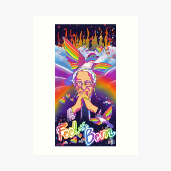 Feel The Bern Art Print