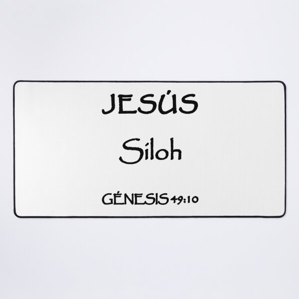 Item preview, Genesis 49:10 Jesus Shiloh Spanish Bible Verse designed and sold by NombresDeJesus.