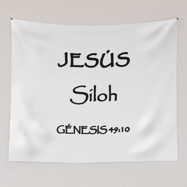 Item preview, Genesis 49:10 Jesus Shiloh Spanish Bible Verse designed and sold by NombresDeJesus.