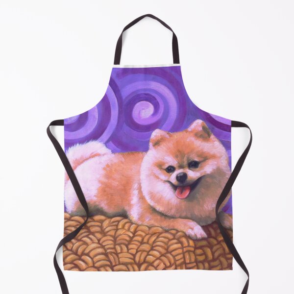 Item preview, Cute Pomeranian Art (Purple) designed and sold by studioaegis326.