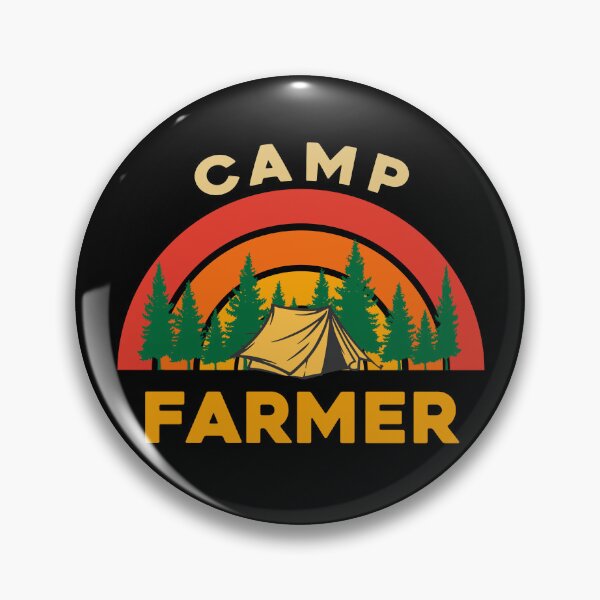Item preview, Camp Farmer Design for Camping Lovers designed and sold by sleeksy.