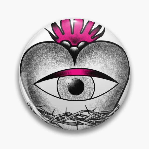Item preview, Sacred Heart / Fire / Eye designed and sold by RokaM.