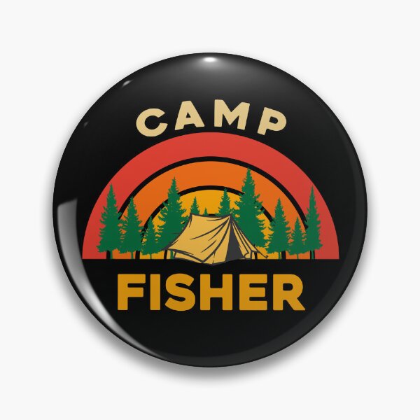 Item preview, Camp Fisher Design for Camping Lovers designed and sold by sleeksy.