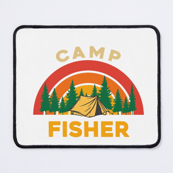 Item preview, Camp Fisher Design for Camping Lovers designed and sold by sleeksy.