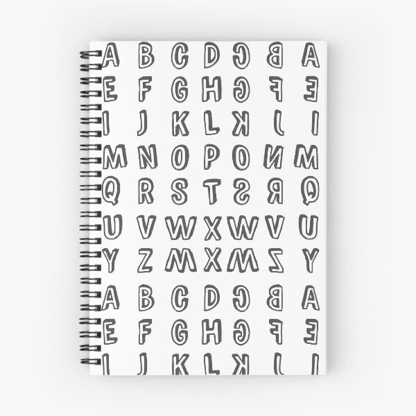 Item preview, English alphabets and mirror designed and sold by Think4Prints.