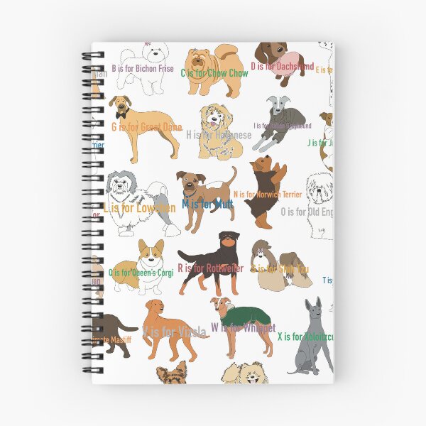 Item preview, A to Z Dog Breeds  designed and sold by HayleyHalo.