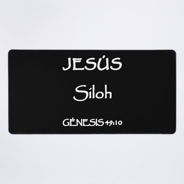 Item preview, Genesis 49:10 Jesus Shiloh Spanish Bible Verse designed and sold by NombresDeJesus.