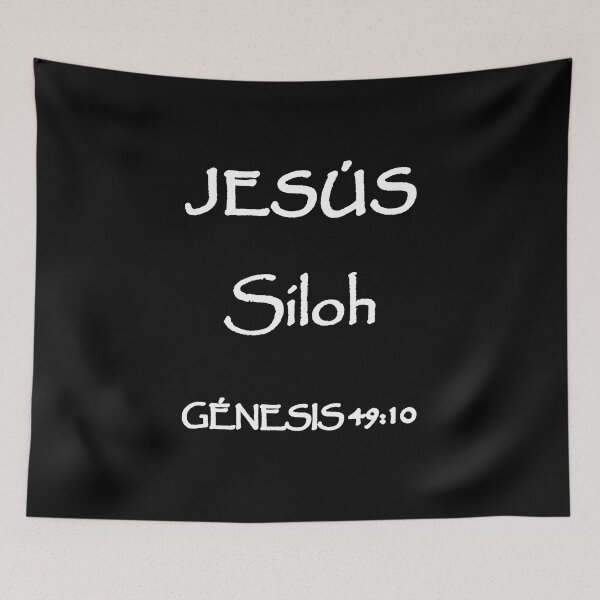 Item preview, Genesis 49:10 Jesus Shiloh Spanish Bible Verse designed and sold by NombresDeJesus.