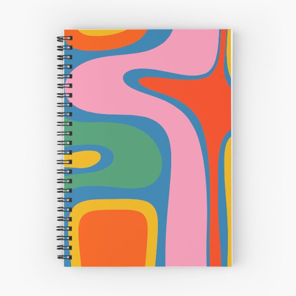 Item preview, Copacetic Colorful Retro Abstract Pattern in Rainbow Pop Colors designed and sold by kierkegaard.