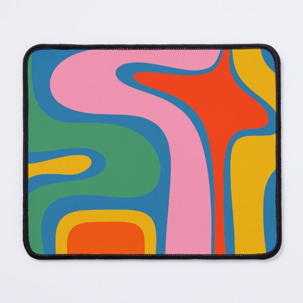 Item preview, Copacetic Colorful Retro Abstract Pattern in Rainbow Pop Colors designed and sold by kierkegaard.