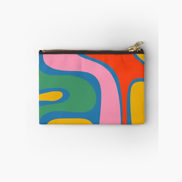 Item preview, Copacetic Colorful Retro Abstract Pattern in Rainbow Pop Colors designed and sold by kierkegaard.