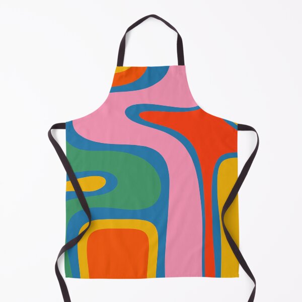 Item preview, Copacetic Colorful Retro Abstract Pattern in Rainbow Pop Colors designed and sold by kierkegaard.