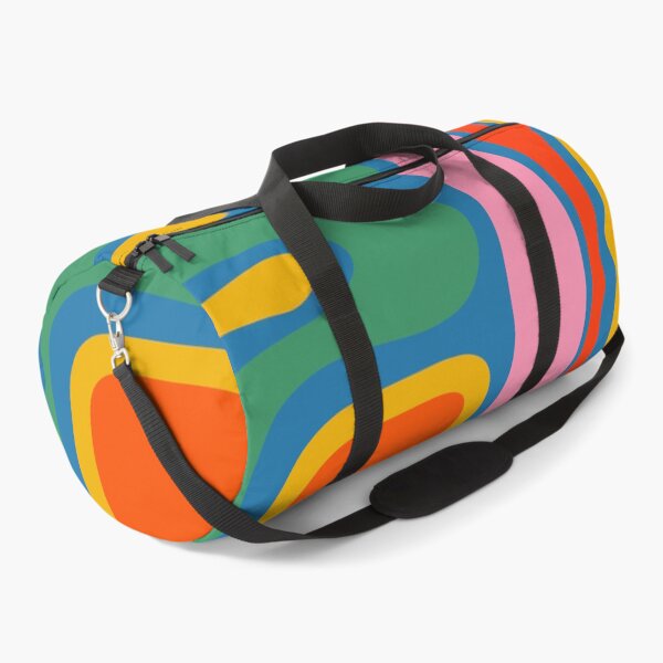 Item preview, Copacetic Colorful Retro Abstract Pattern in Rainbow Pop Colors designed and sold by kierkegaard.