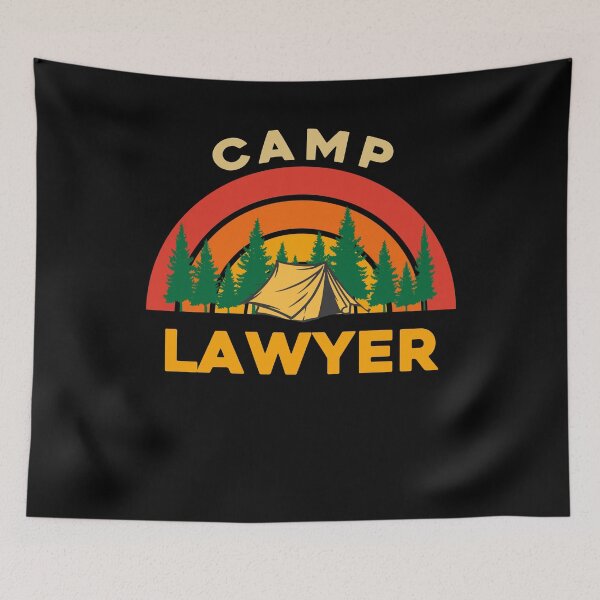 Item preview, Camp Lawyer Design for Camping Lovers designed and sold by sleeksy.