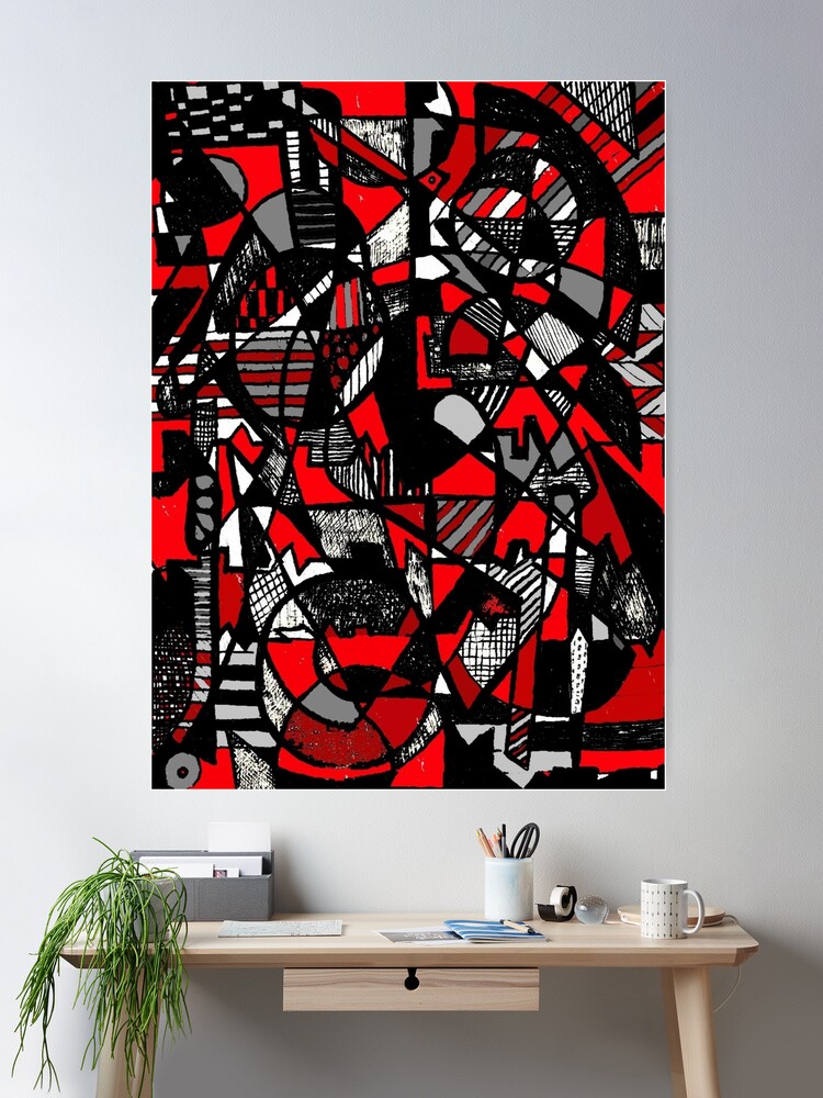アート・デザイン・音楽 AD: Reconstruction Deconstruction Fragmentation Abstract Art - Deconstruction of the Self