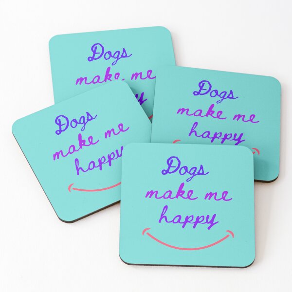 Item preview, Dogs Make Me Happy Too designed and sold by kookycomet.