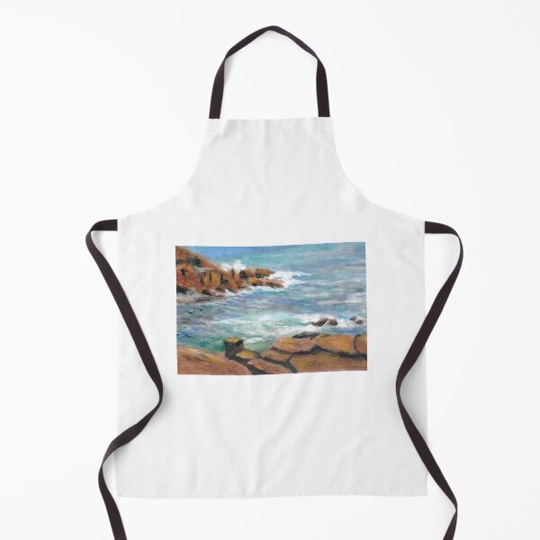 Item preview, CAPE NEDDICK MAINE SHORELINE VIEW ACRYLIC PAINTING designed and sold by Roseann Meserve.