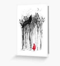 Into The Woods Greeting Card
