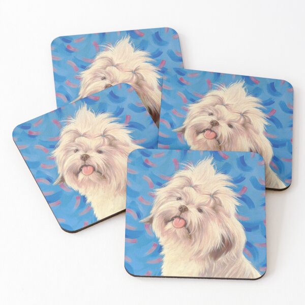 Item preview, Cute Shih Tzu Art (Blue) designed and sold by studioaegis326.