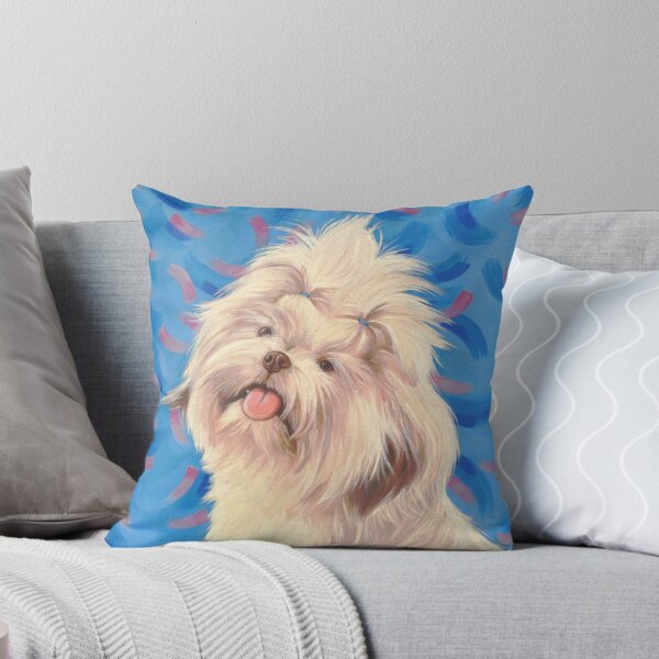 Item preview, Cute Shih Tzu Art (Blue) designed and sold by studioaegis326.