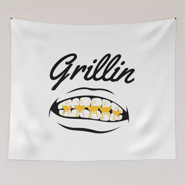 Item preview, Grillin Barbecue Grill Humor designed and sold by BoozieHumor.