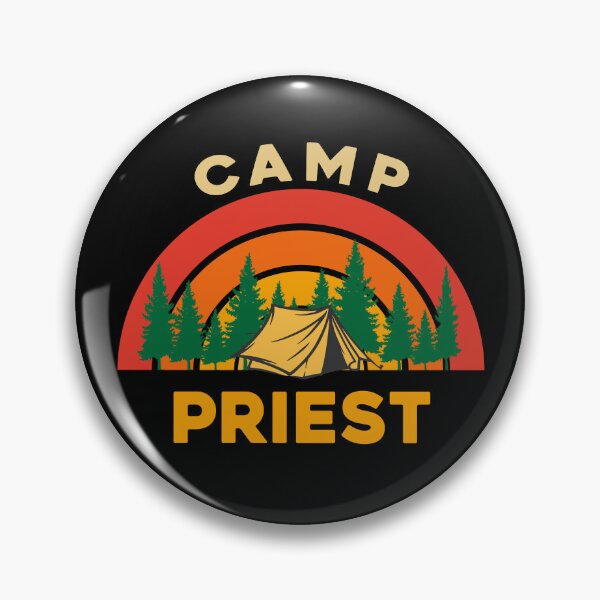 Item preview, Camp Priest Design for Camping Lovers designed and sold by sleeksy.